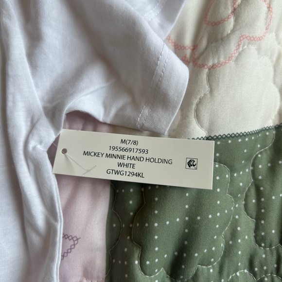 Kids Mickey and Minnie Mouse Graphic T-Shirt - White - Picture 3 of 4